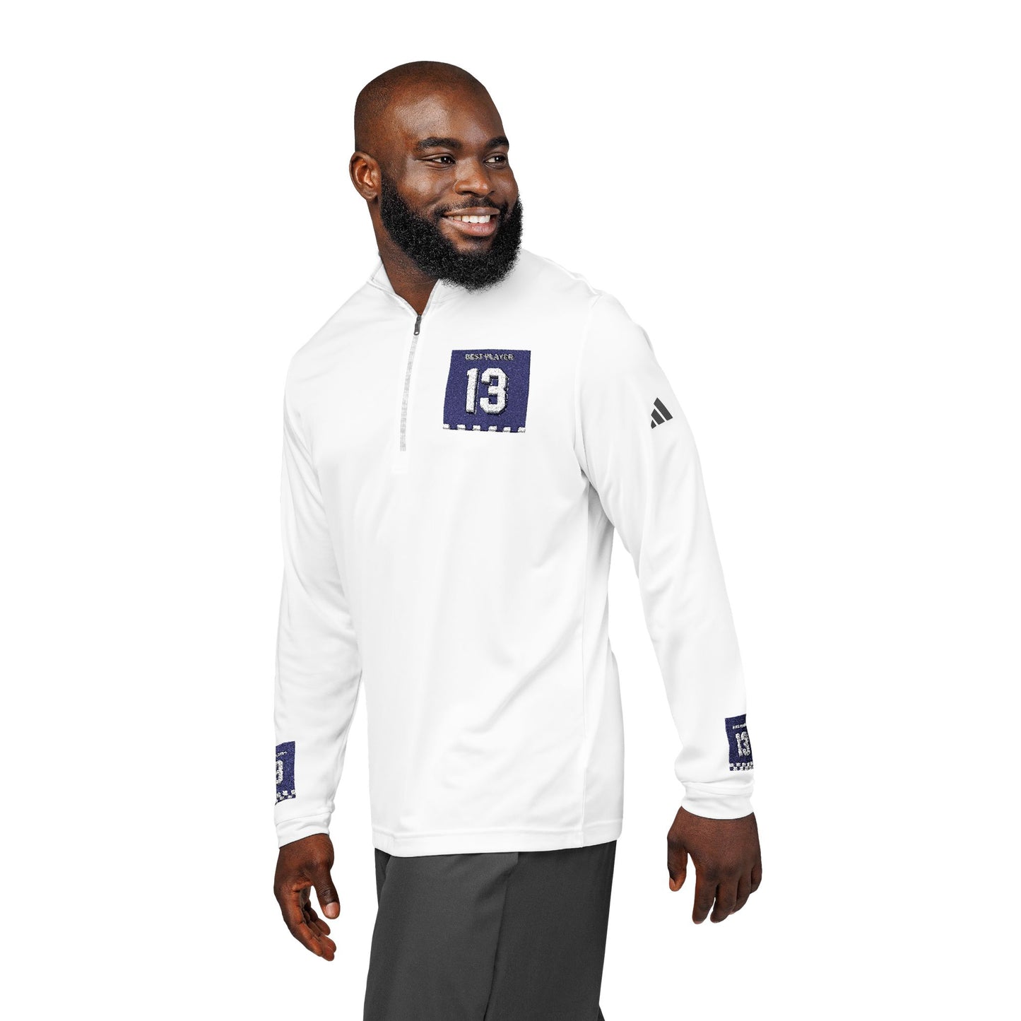 adidas® Quarter-Zip Pullover (Embroidery) | Stylish Sportswear