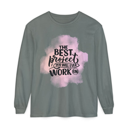 Motivational Long Sleeve T-Shirt, Inspirational Gift, Casual Wear, Birthday Present