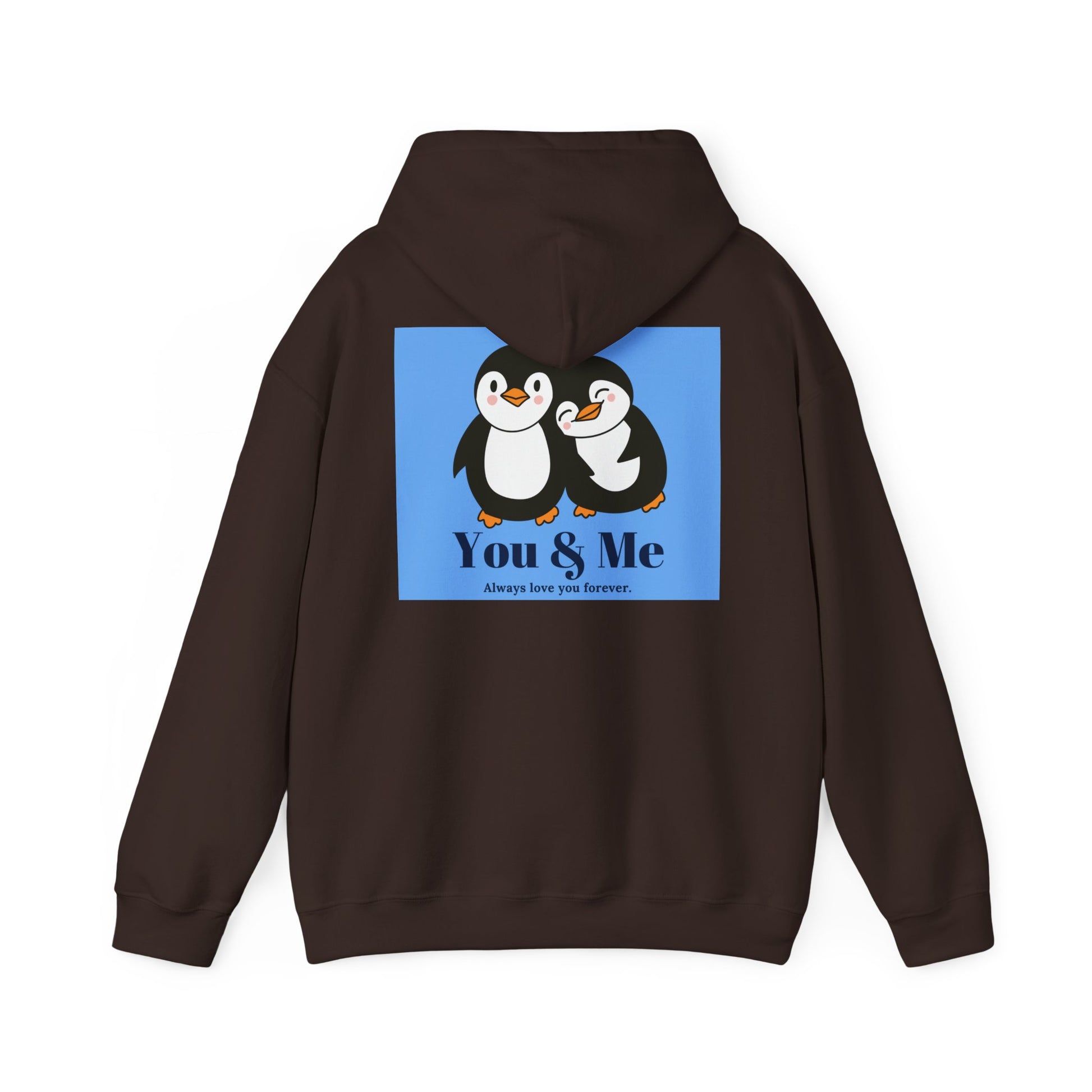 Cute Penguin Love Hoodie - Perfect for Couples, Gifts for Him & Her, Cozy Sweatshirts Printify