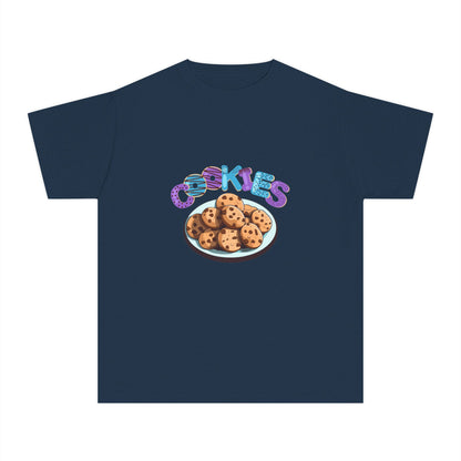 Cookie Lover Youth Tee, Youth Midweight Tee, Sweet Treats Apparel