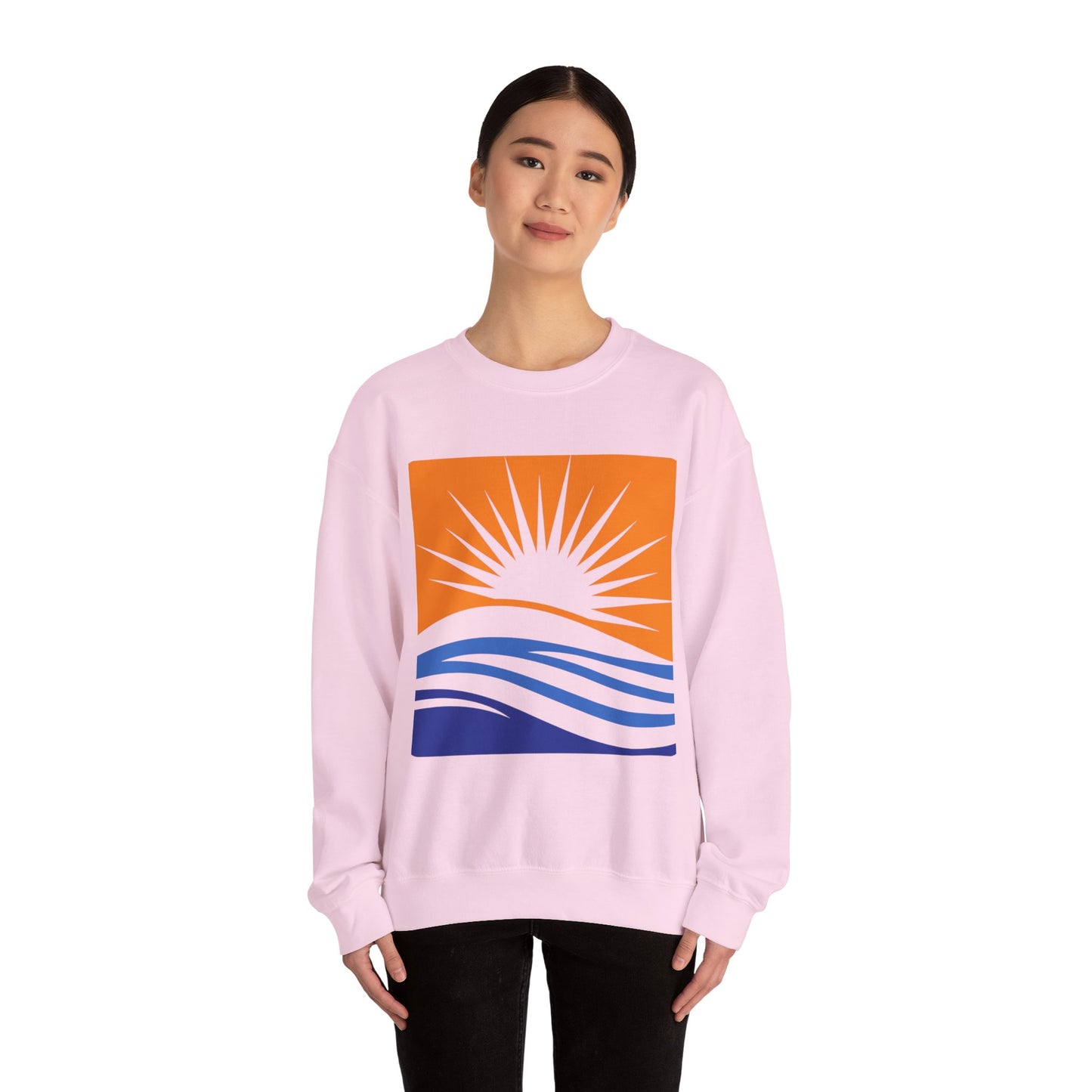 Minimalist beach Sweatshirt - Cozy Unisex, Gift for Friends or Family