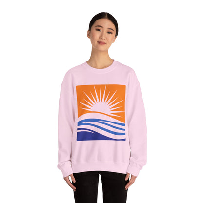 Minimalist beach Sweatshirt - Cozy Unisex, Gift for Friends or Family
