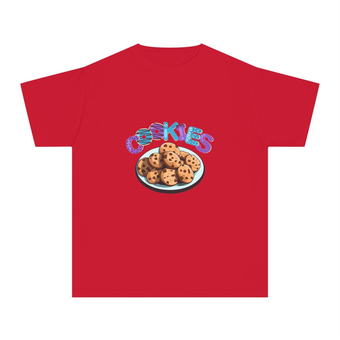 Cookie Lover Youth Tee, Youth Midweight Tee, Sweet Treats Apparel