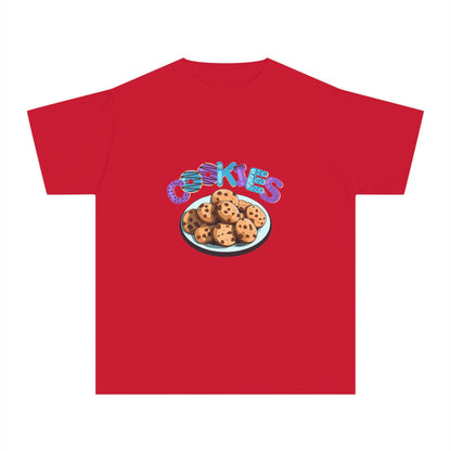 Cookie Lover Youth Tee, Youth Midweight Tee, Sweet Treats Apparel