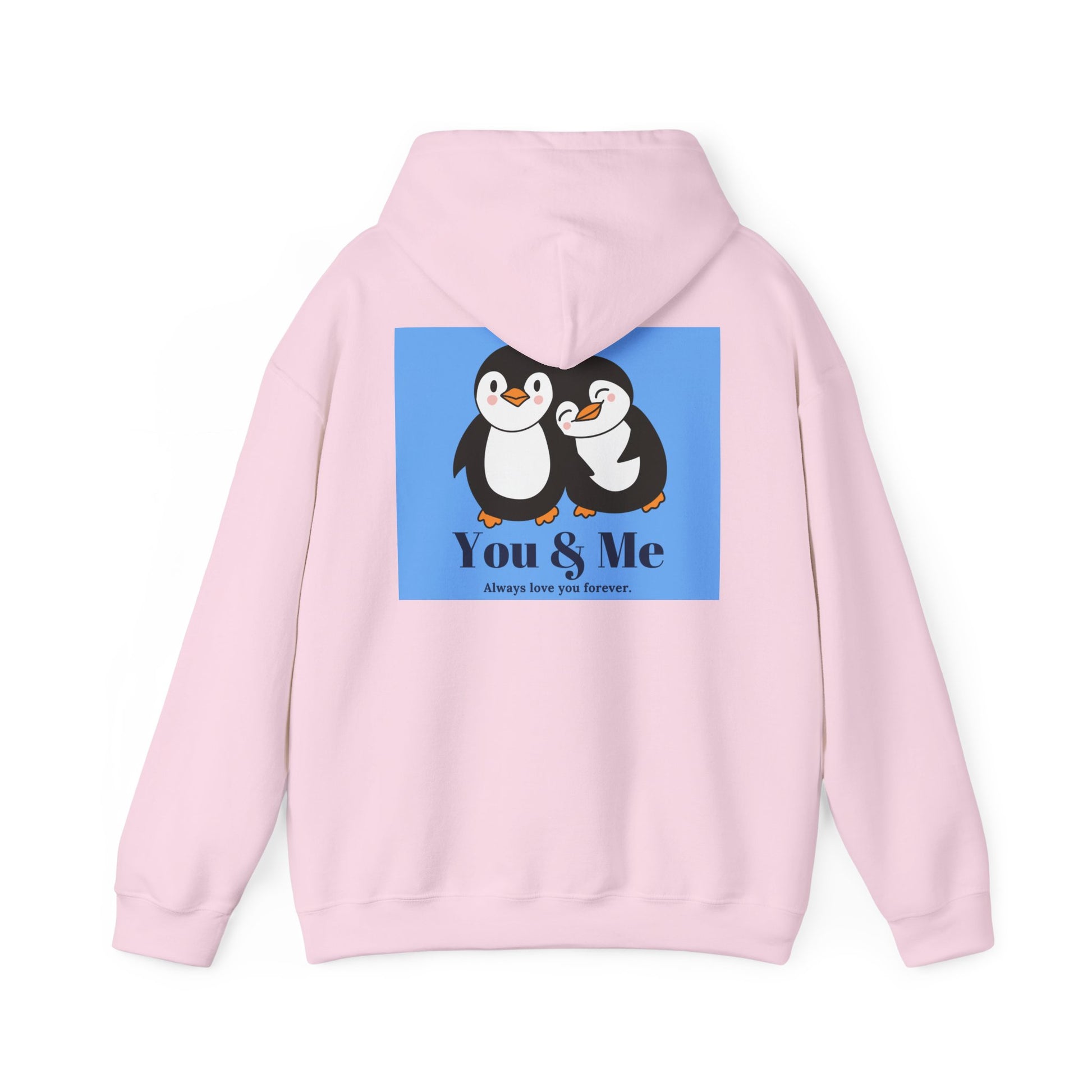 Cute Penguin Love Hoodie - Perfect for Couples, Gifts for Him & Her, Cozy Sweatshirts Printify
