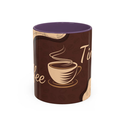 Coffee Time Accent Mug Printify