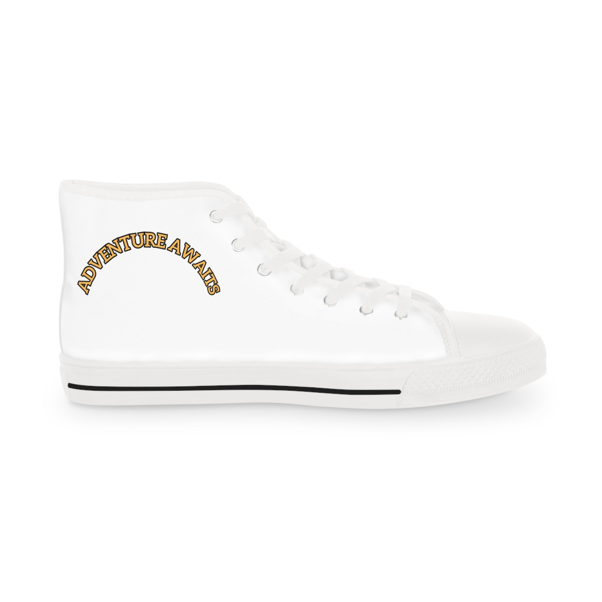 High Top Sneakers for Adventurers, Explore in Style Printify