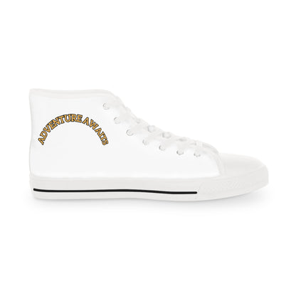 High Top Sneakers for Adventurers, Explore in Style Printify