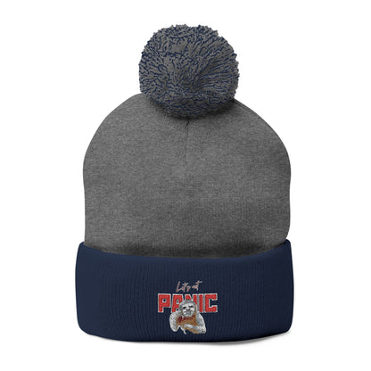Cozy Embroidered Pom-Pom Cap | Winter Hat, Fashion Accessory Printify