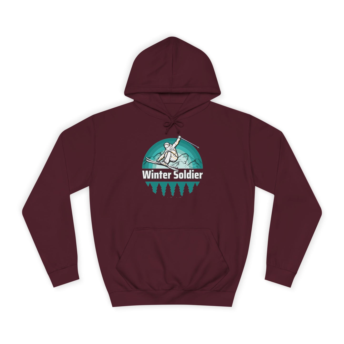 Unisex College Hoodie for Winter Sports Enthusiasts, Cozy Winter Apparel