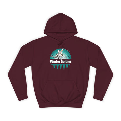 Unisex College Hoodie for Winter Sports Enthusiasts, Cozy Winter Apparel