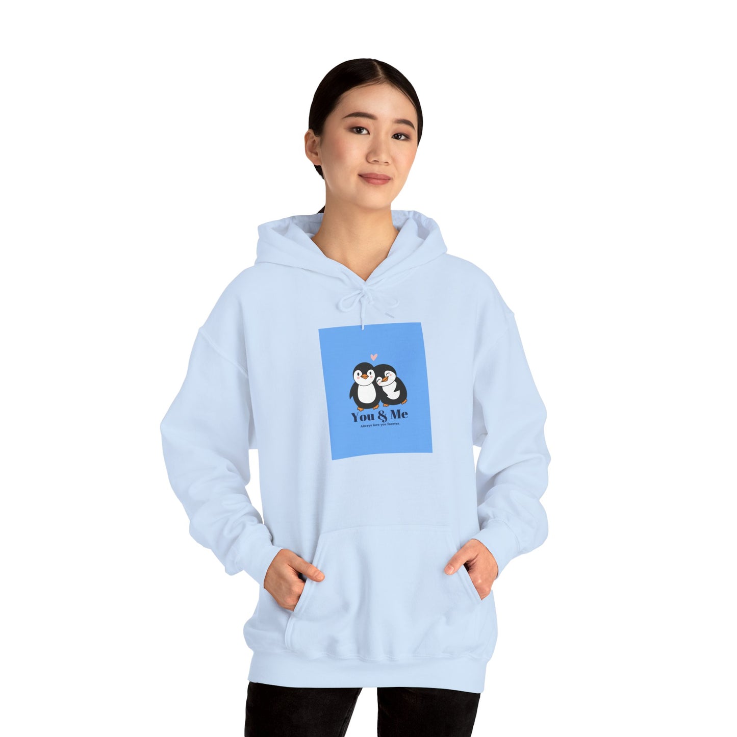 Cute Penguin Love Hoodie - Perfect for Couples, Gifts for Him & Her, Cozy Sweatshirts