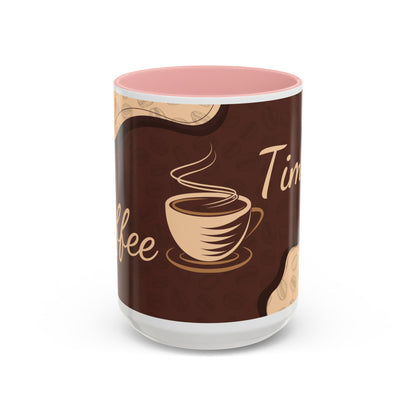 Coffee Time Accent Mug Printify