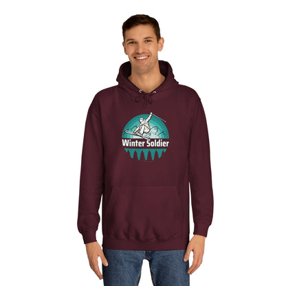 Unisex College Hoodie for Winter Sports Enthusiasts, Cozy Winter Apparel Printify