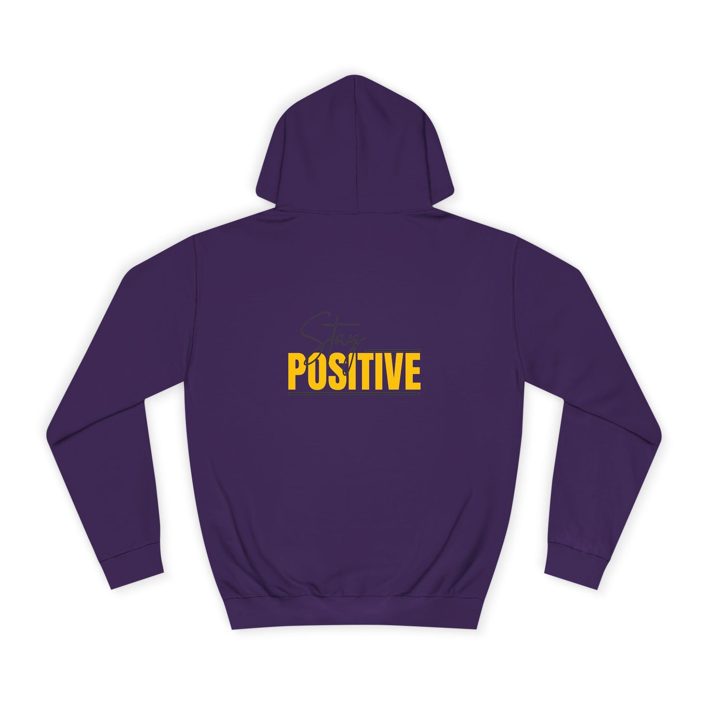 Positive Vibes Unisex College Hoodie, Cozy Sweatshirt