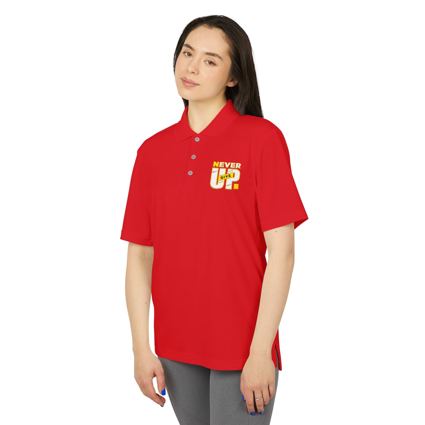 Adidas Unisex Performance Polo | Motivational Workout Shirt, Gift for Fitness Lovers, Casual Wear Printify