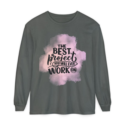 Motivational Long Sleeve T-Shirt, Inspirational Gift, Casual Wear, Birthday Present