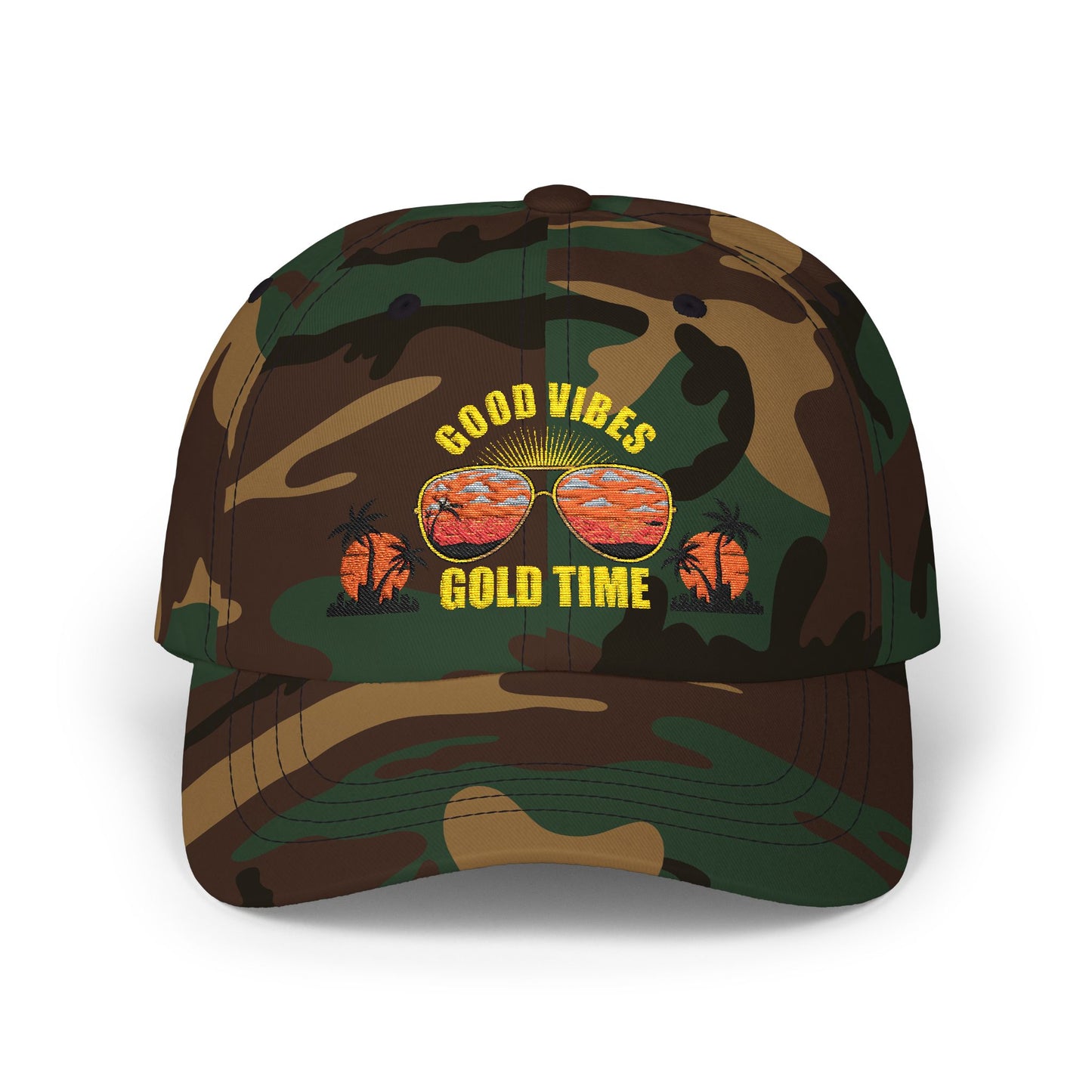Good Vibes Classic Dad Cap, Unisex Hat, Summer Accessory,Vacation Style