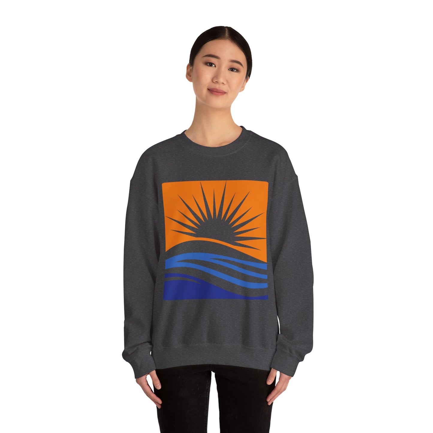 Minimalist beach Sweatshirt - Cozy Unisex, Gift for Friends or Family