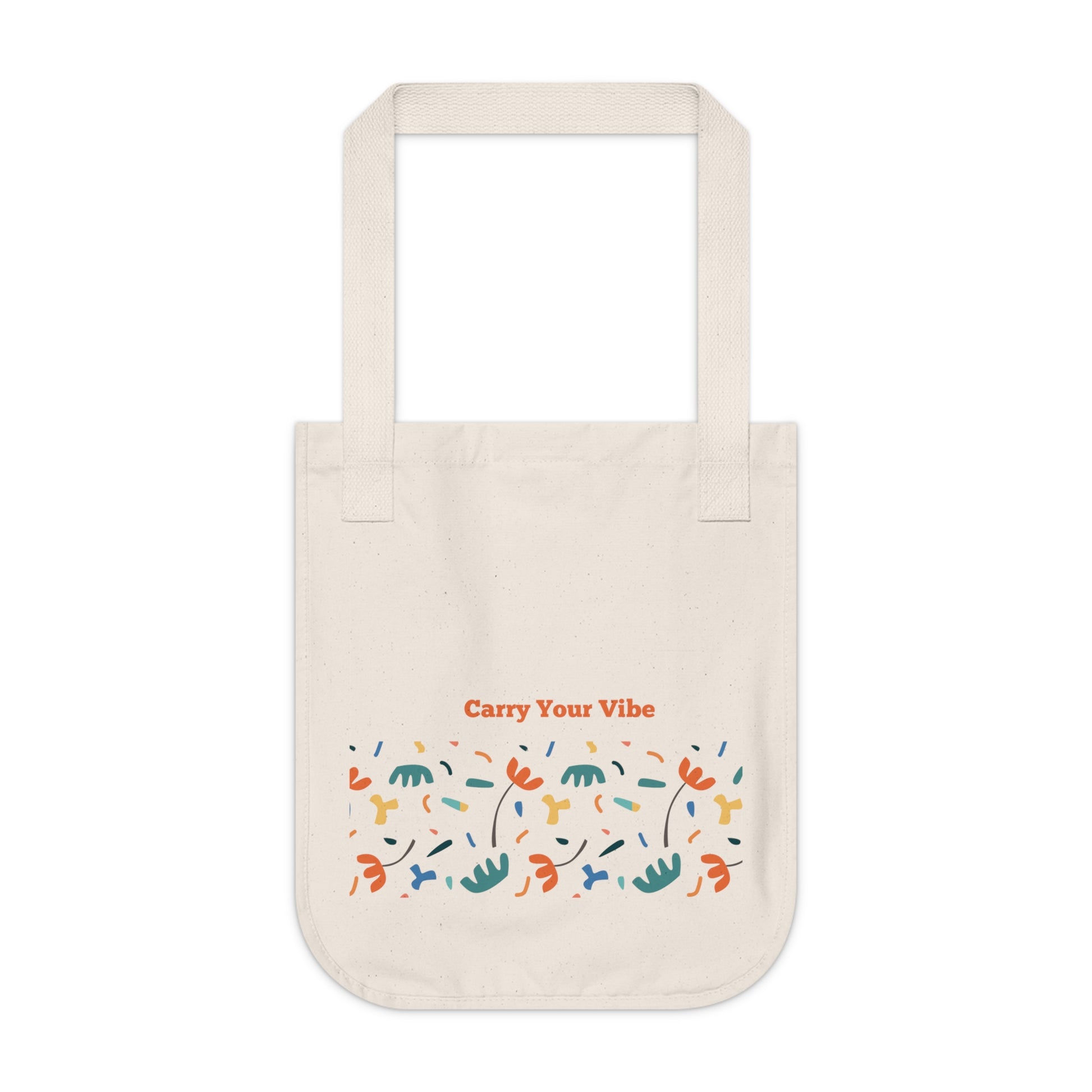 Organic Canvas Tote Bag with Design - Eco-Friendly  Reusable Printify
