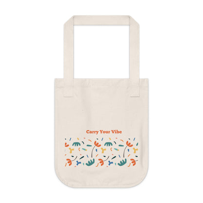 Organic Canvas Tote Bag with Design - Eco-Friendly  Reusable Printify