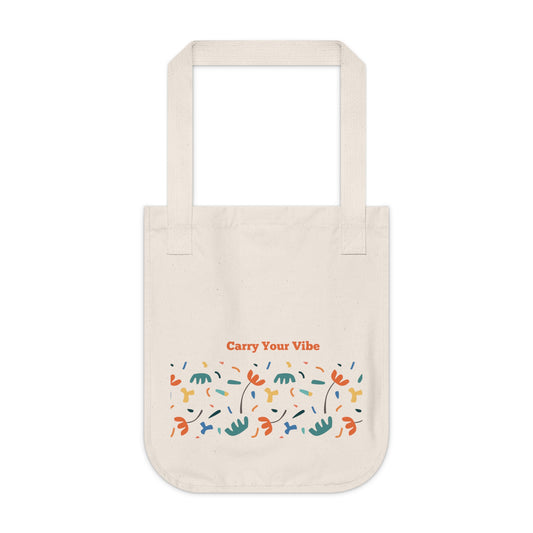 Organic Canvas Tote Bag with Design - Eco-Friendly  Reusable Printify