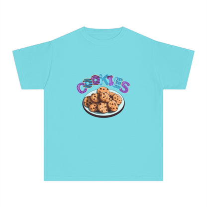 Cookie Lover Youth Tee, Youth Midweight Tee, Sweet Treats Apparel