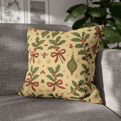 Festive Holiday Pillowcase - Home Cushion Cover