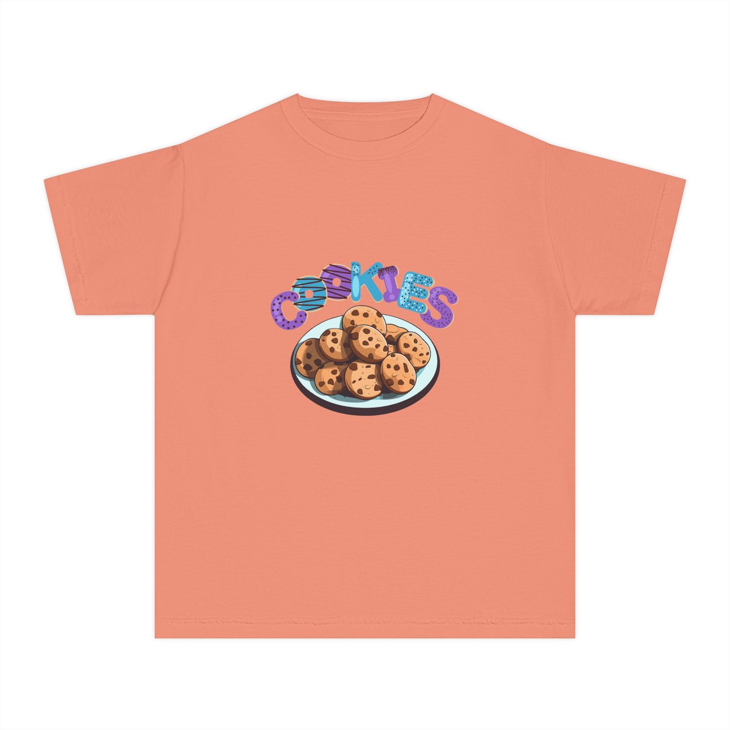 Cookie Lover Youth Tee, Youth Midweight Tee, Sweet Treats Apparel