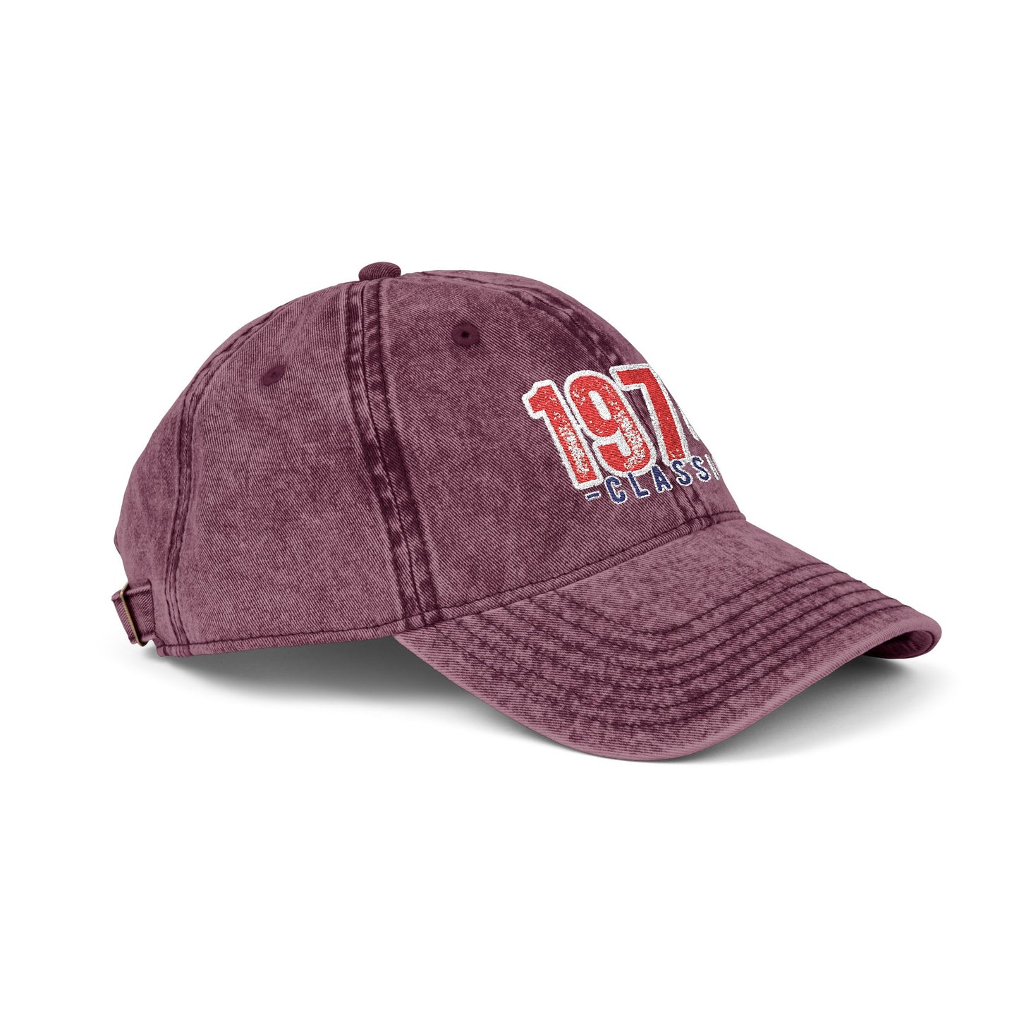 Vintage Embroidered Cap, Retro 1974 Baseball Hat, Unisex Adjustable Hat, Perfect for Casual Wear Printify