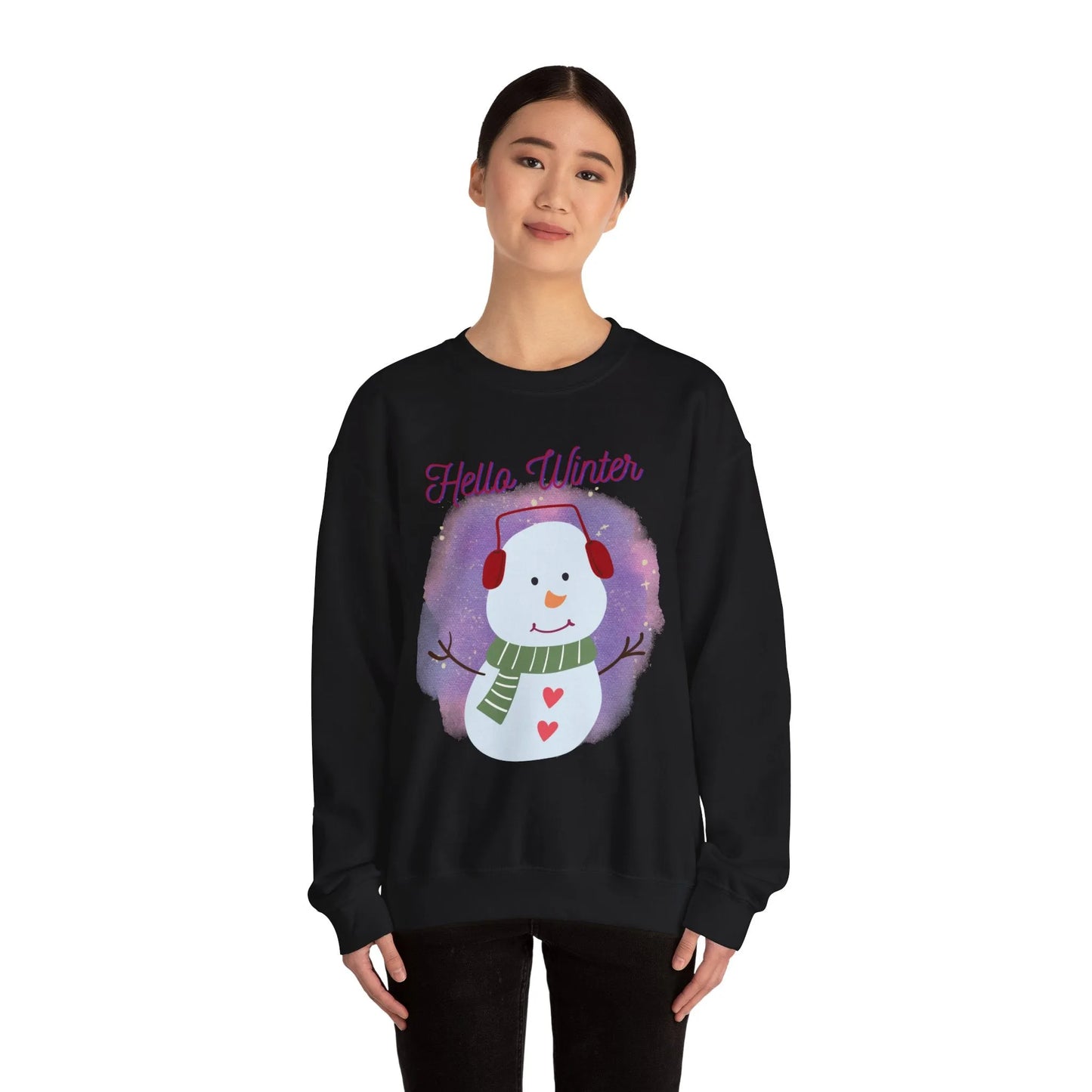 Winter-Themed Sweatshirt, Cozy Holiday Pullover,, Christmas Gift Printify Winter-Themed Sweatshirt, Cozy Holiday Pullover,, Christmas Gift Printify