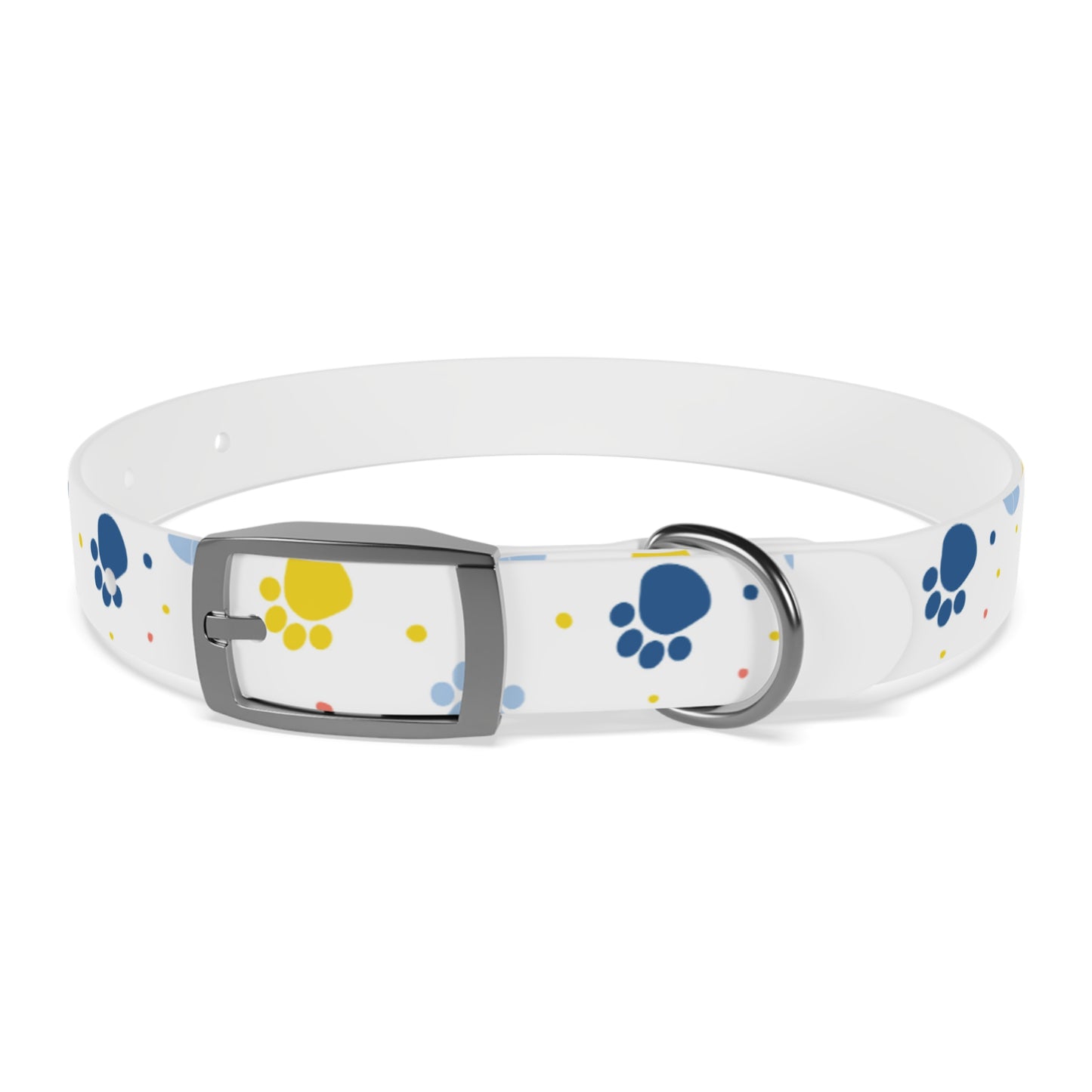 Playful Dog Collar with Colorful Prints, Adjustable Pet Accessory, Perfect for Dog Lovers