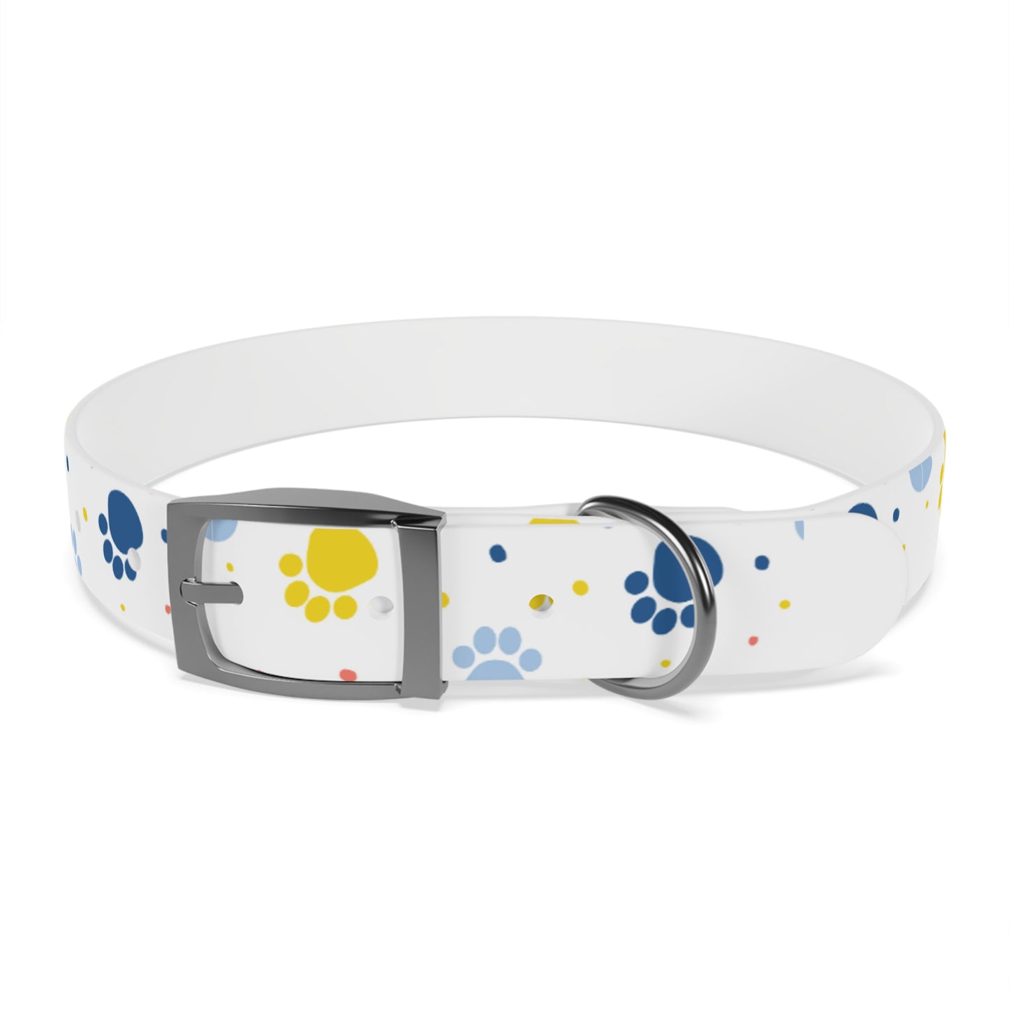 Playful Dog Collar with Colorful Prints, Adjustable Pet Accessory, Perfect for Dog Lovers