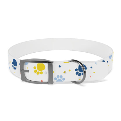 Playful Dog Collar with Colorful Prints, Adjustable Pet Accessory, Perfect for Dog Lovers