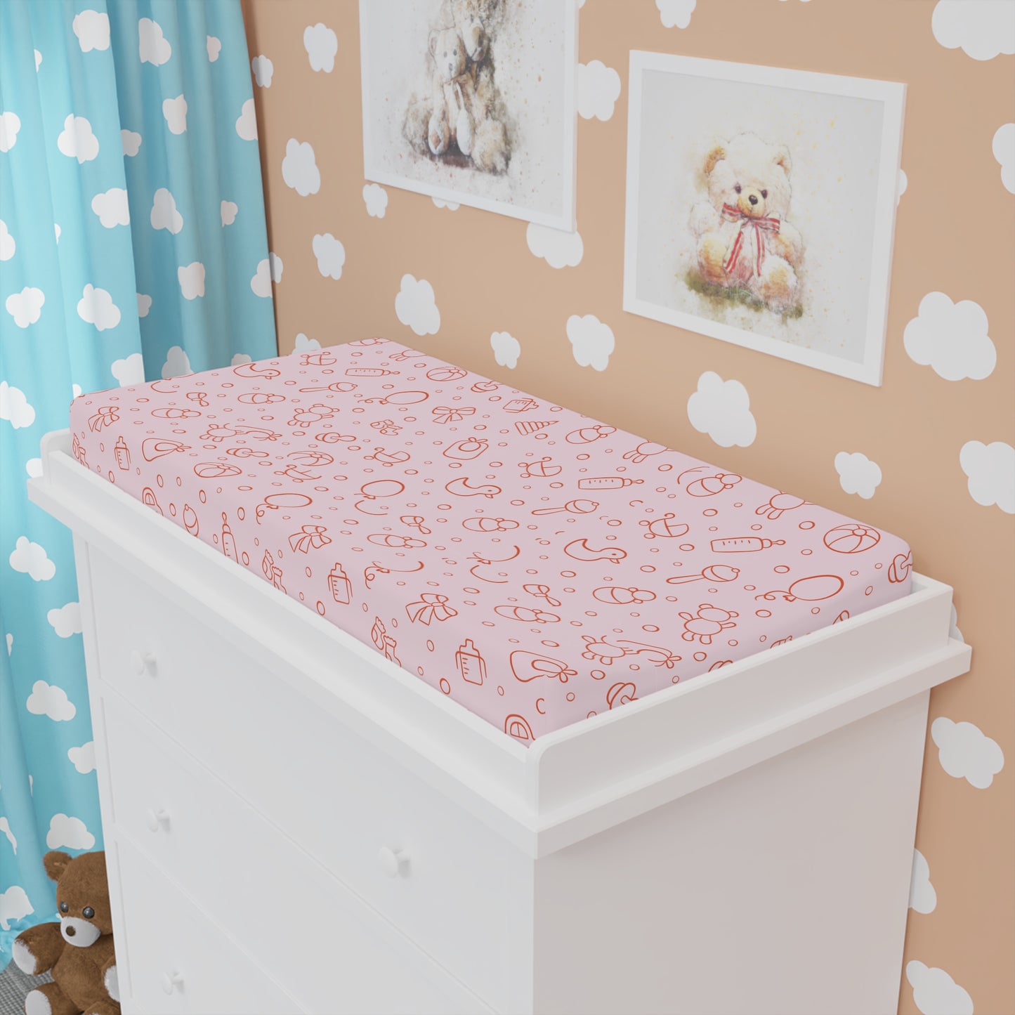 Baby Changing Pad Cover, Soft Nursery Bedding