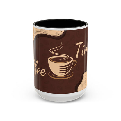 Coffee Time Accent Mug Printify