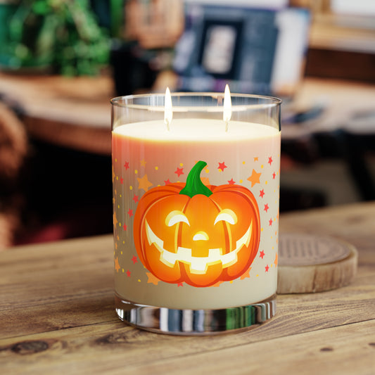 Halloween Pumpkin Scented Candle Printify