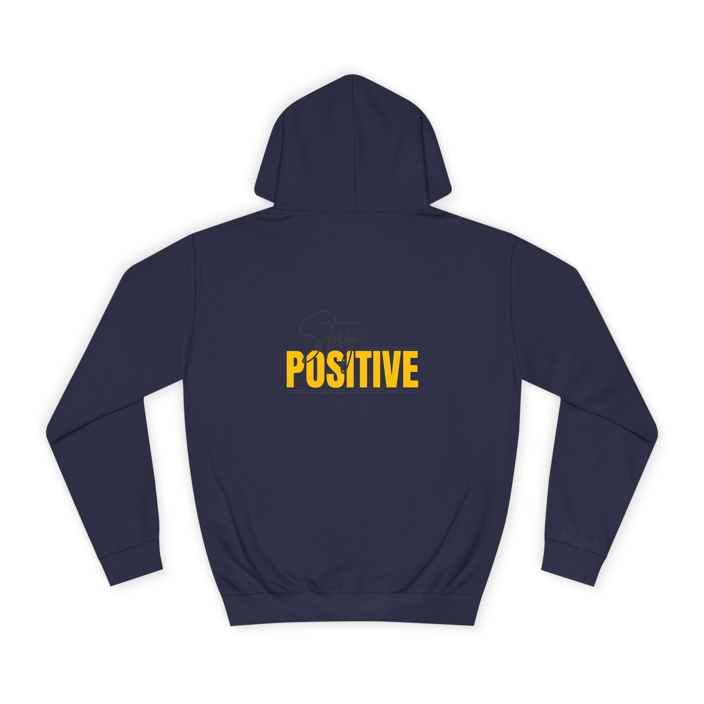 Positive Vibes Unisex College Hoodie, Cozy Sweatshirt