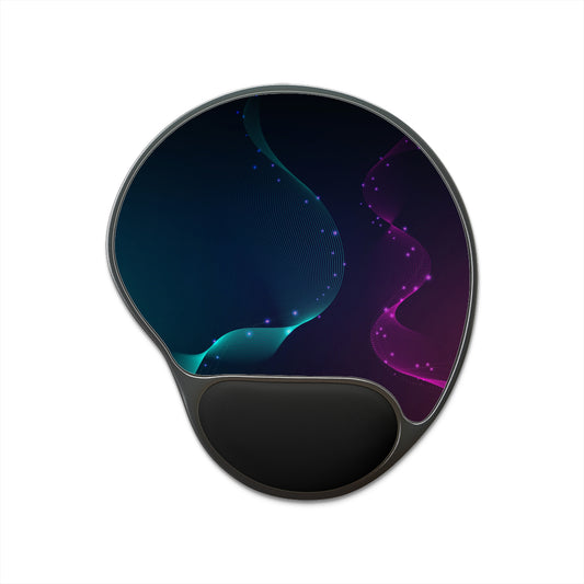 Mouse Pad with Wrist Rest, Desk Accessory, Computer Gaming Gift, Stylish Workstation