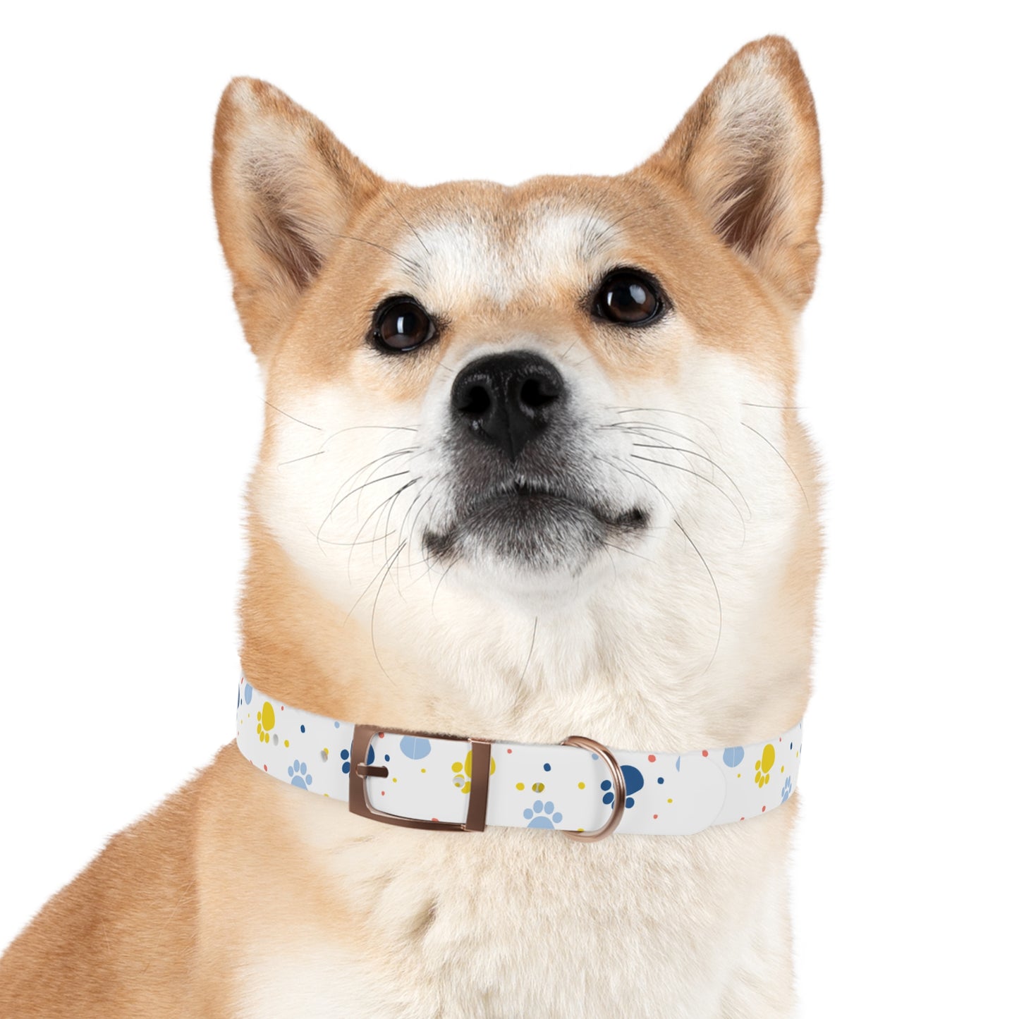 Playful Dog Collar with Colorful Prints, Adjustable Pet Accessory, Perfect for Dog Lovers