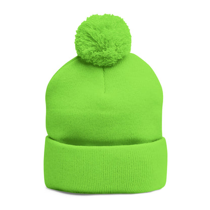 Cozy Embroidered Pom-Pom Cap | Winter Hat, Fashion Accessory Printify