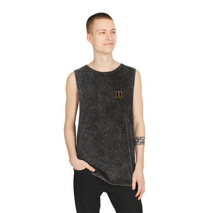 Unisex Stonewash Tank Top -  Casual Wear