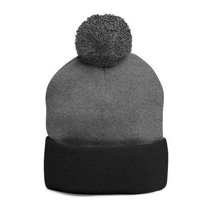 Cozy Embroidered Pom-Pom Cap | Winter Hat, Fashion Accessory Printify