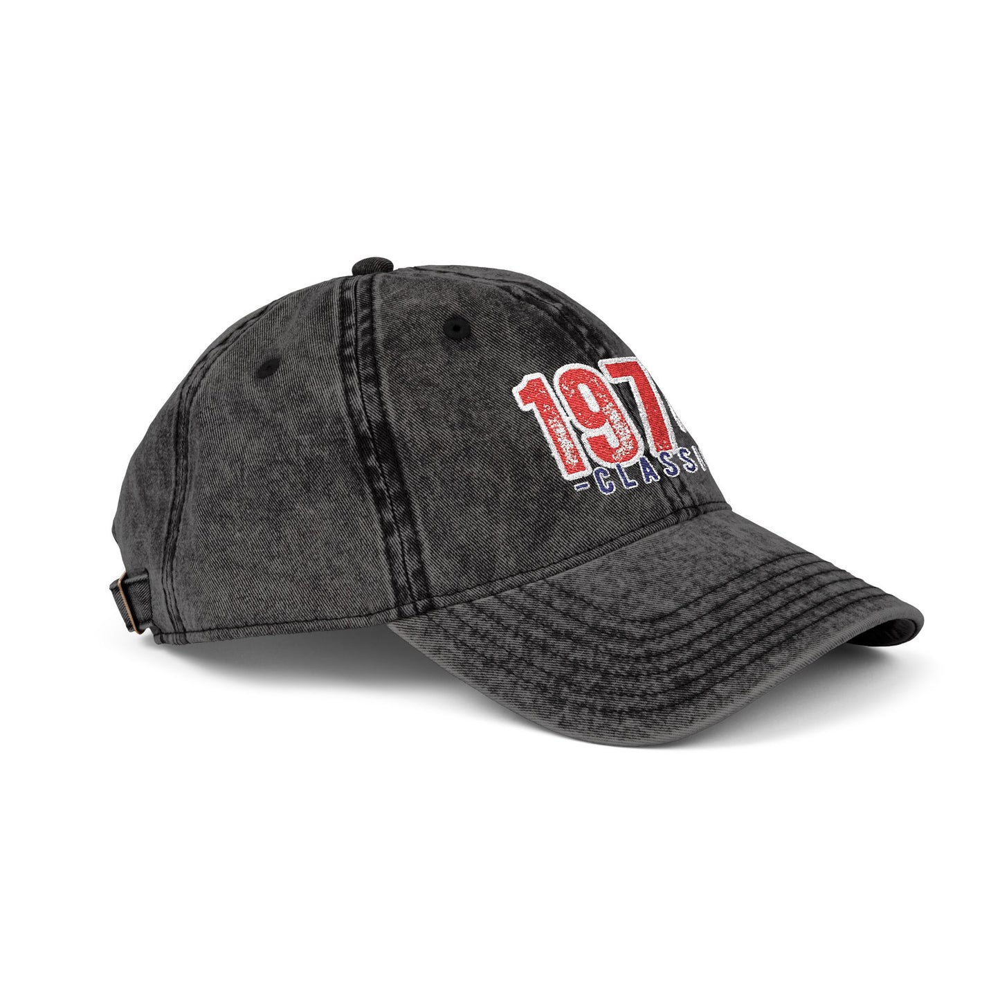 Vintage Embroidered Cap, Retro 1974 Baseball Hat, Unisex Adjustable Hat, Perfect for Casual Wear