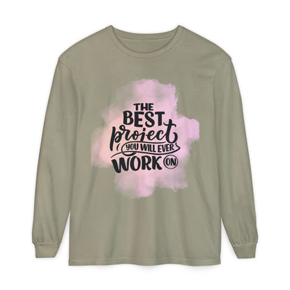 Motivational Long Sleeve T-Shirt, Inspirational Gift, Casual Wear, Birthday Present