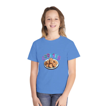 Cookie Lover Youth Tee, Youth Midweight Tee, Sweet Treats Apparel