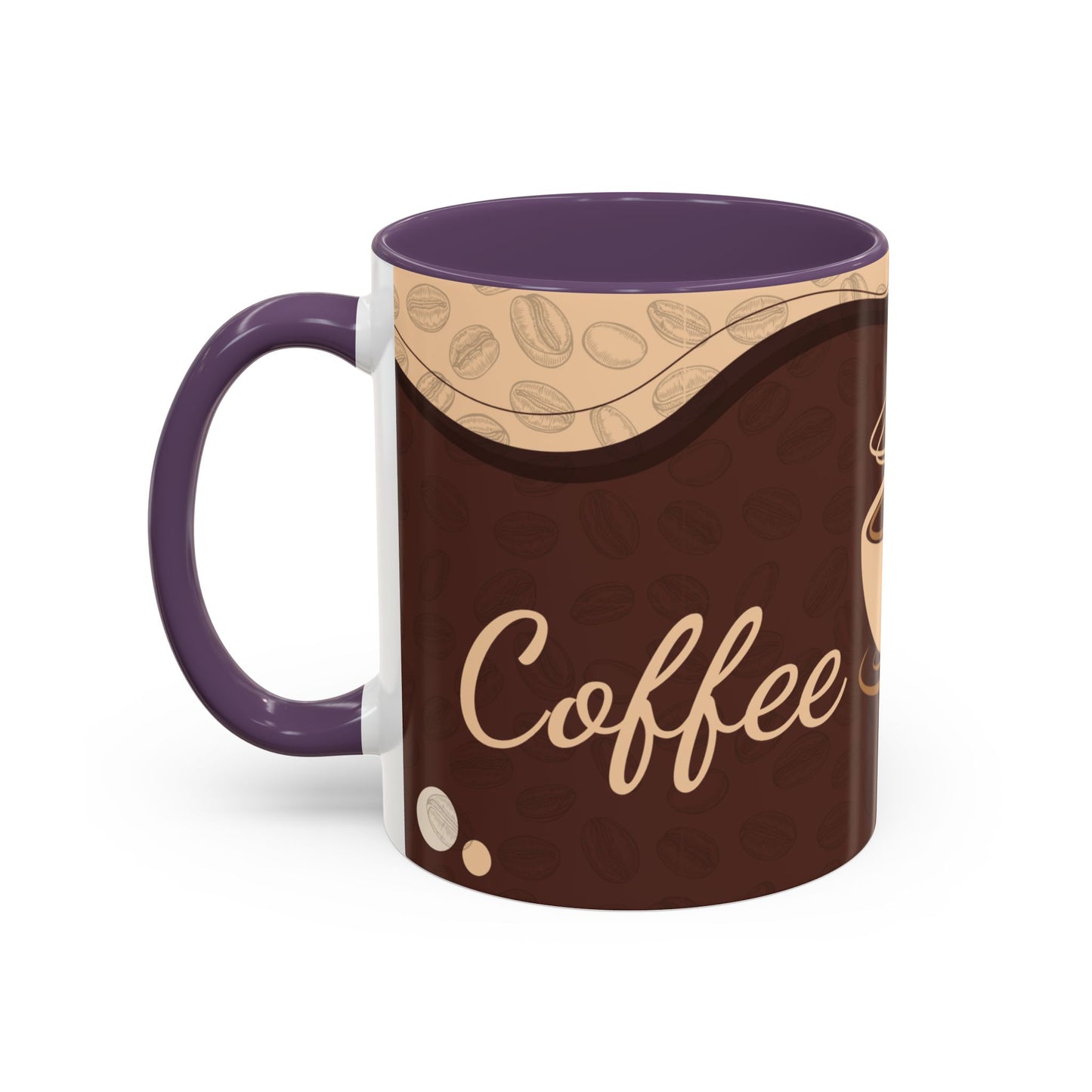 Coffee Time Accent Mug Printify
