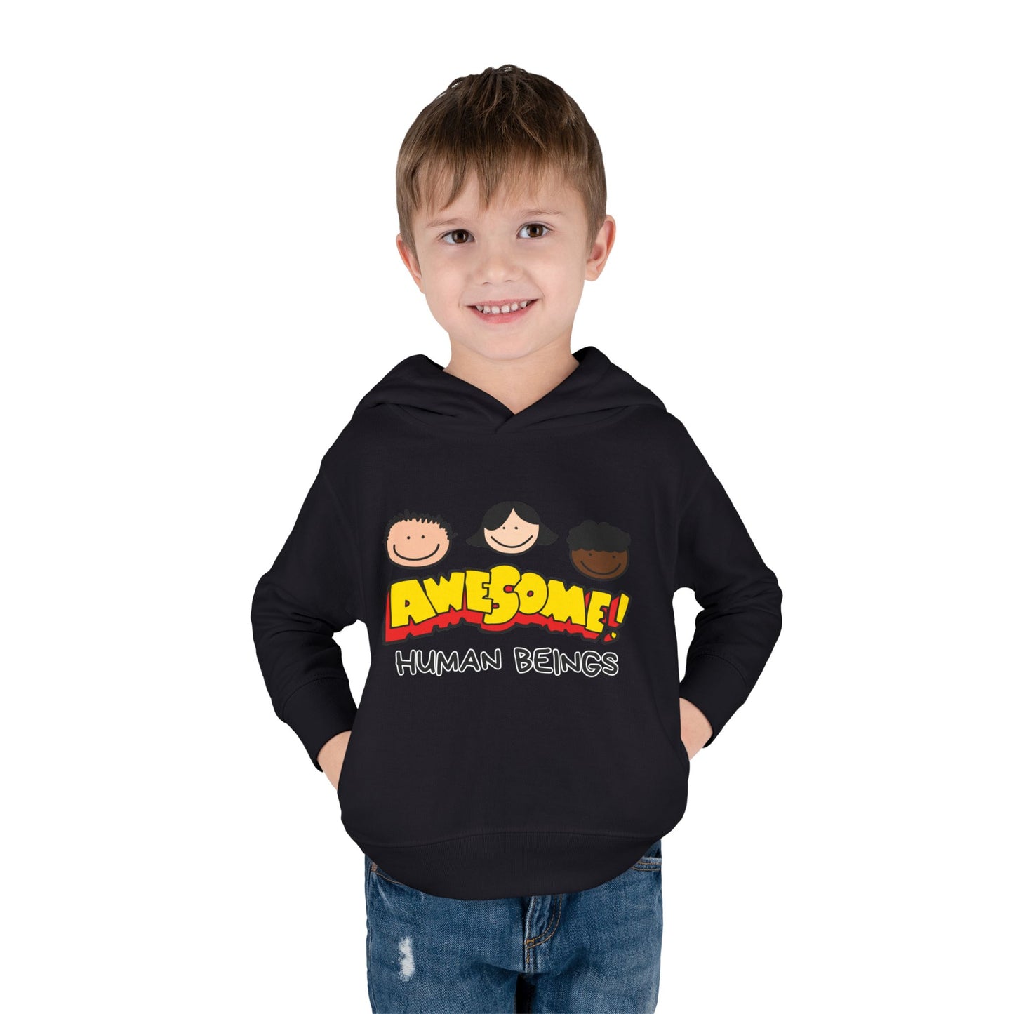 Awesome! Toddler Pullover Fleece Hoodie, Cute Toddler Sweatshirt, Gift for Kids