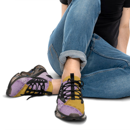 Colorful Men's Mesh Sneakers for Casual Comfort, Trendy Footwear Printify