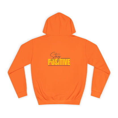 Positive Vibes Unisex College Hoodie, Cozy Sweatshirt